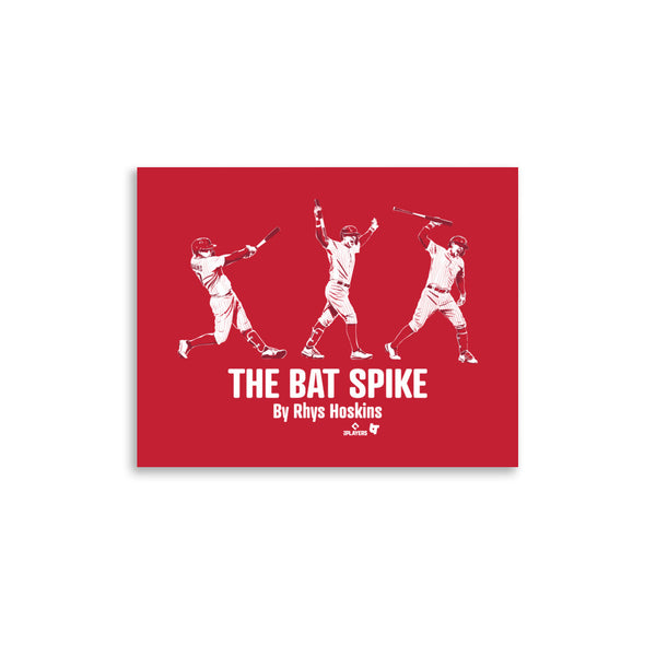 Rhys Hoskins: The Bat Spike Art Print