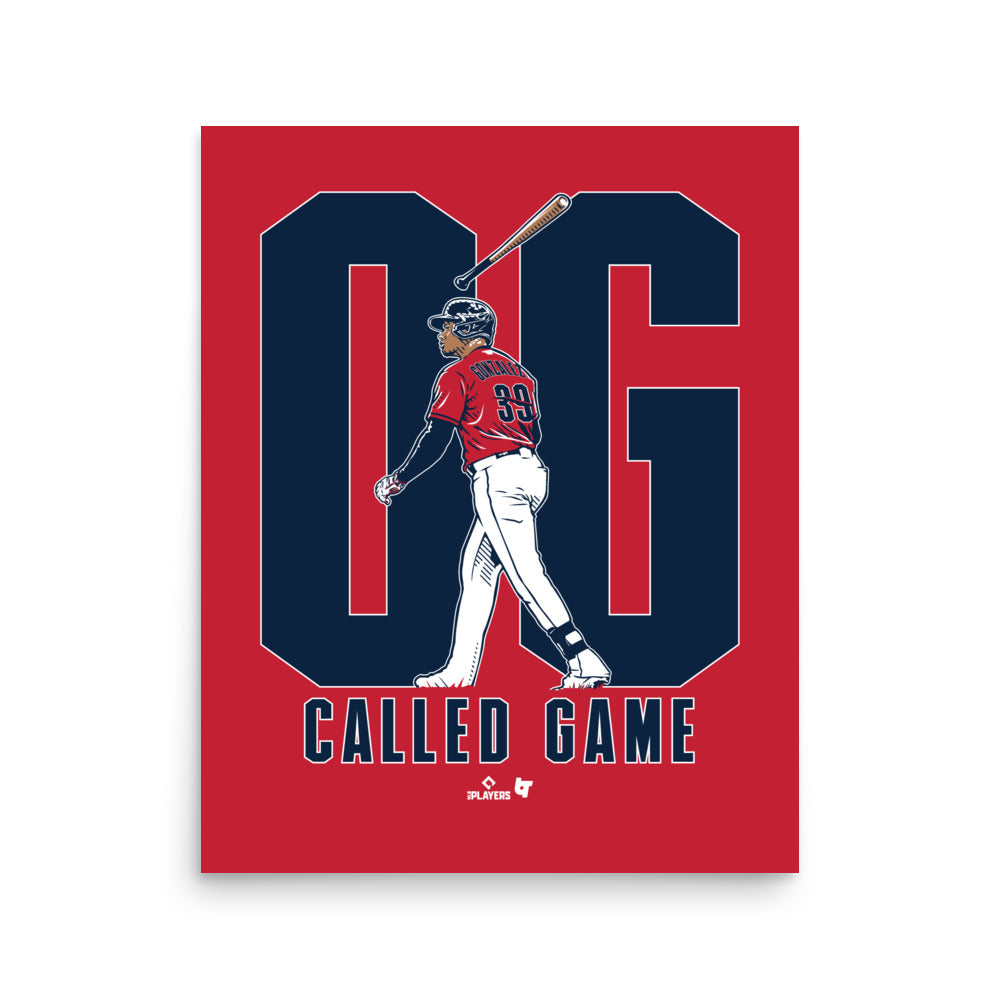 Oscar Gonzalez: OG Called Game Art Print, MLBPI - BreakingT