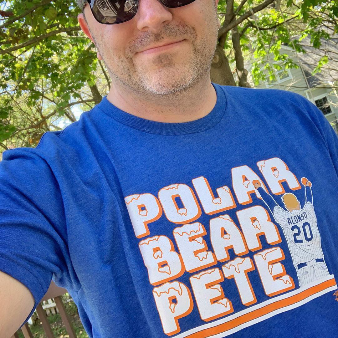 Pete Alonso: Lfgm Polar Bear, Adult T-Shirt / Large - MLB - Sports Fan Gear | breakingt