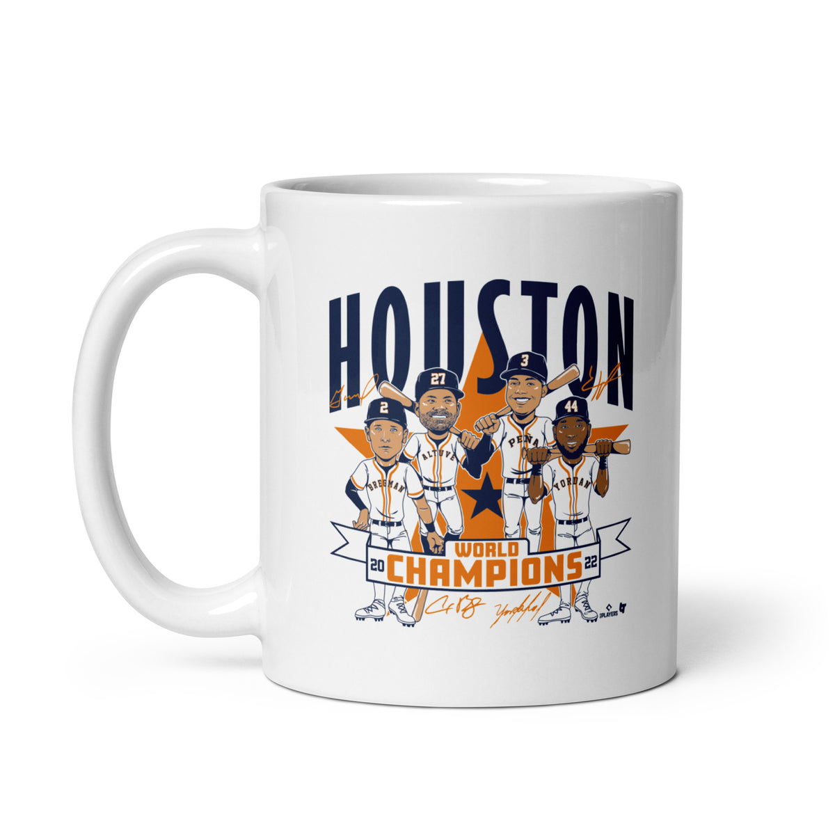 Houston: 2022 League Champions Caricature, Adult T-Shirt / Large - MLB - Sports Fan Gear | breakingt