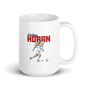 Lindsey Horan: Caricature Mug