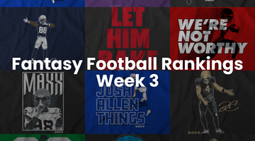 Week 3 Fantasy Football Rankings: Top 10 at Each Position