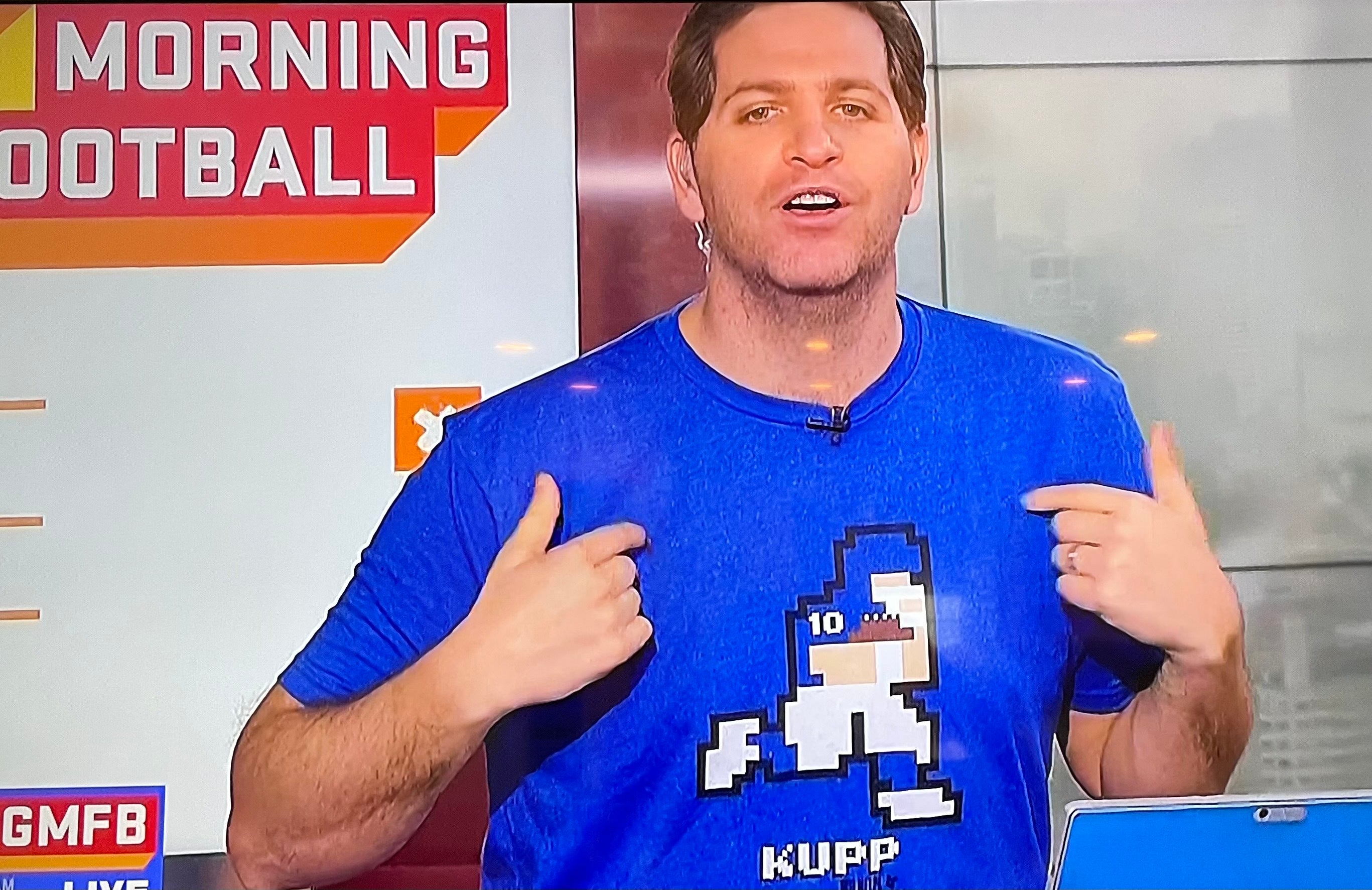 BreakingT's 8-Bit Cooper Kupp Shirt Featured On 'Good Morning Football