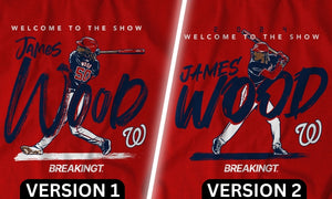 BreakingT and the Washington Nationals: Real-Time Apparel for James Wood's Major League Debut