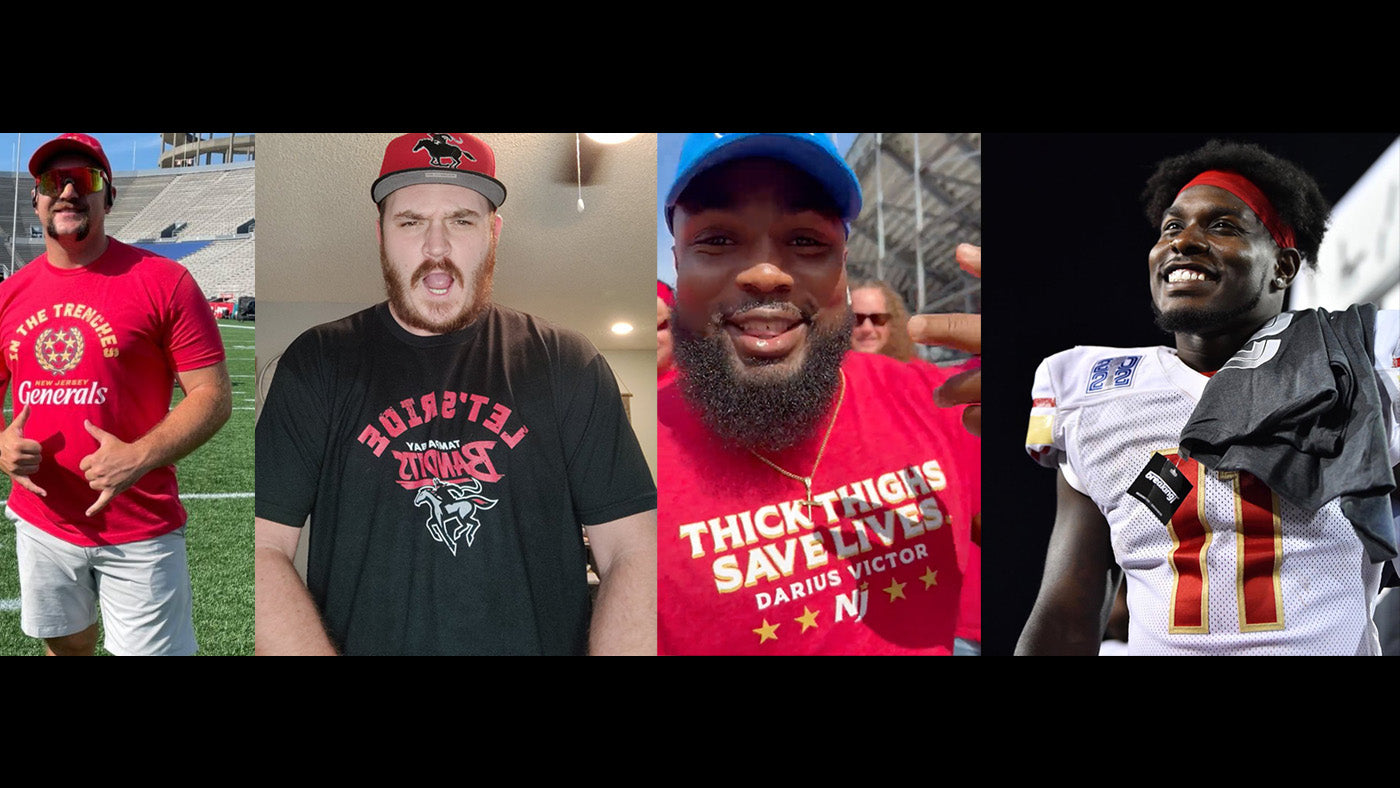 BreakingT Celebrates Inaugural USFL Season With Official Champs Merch