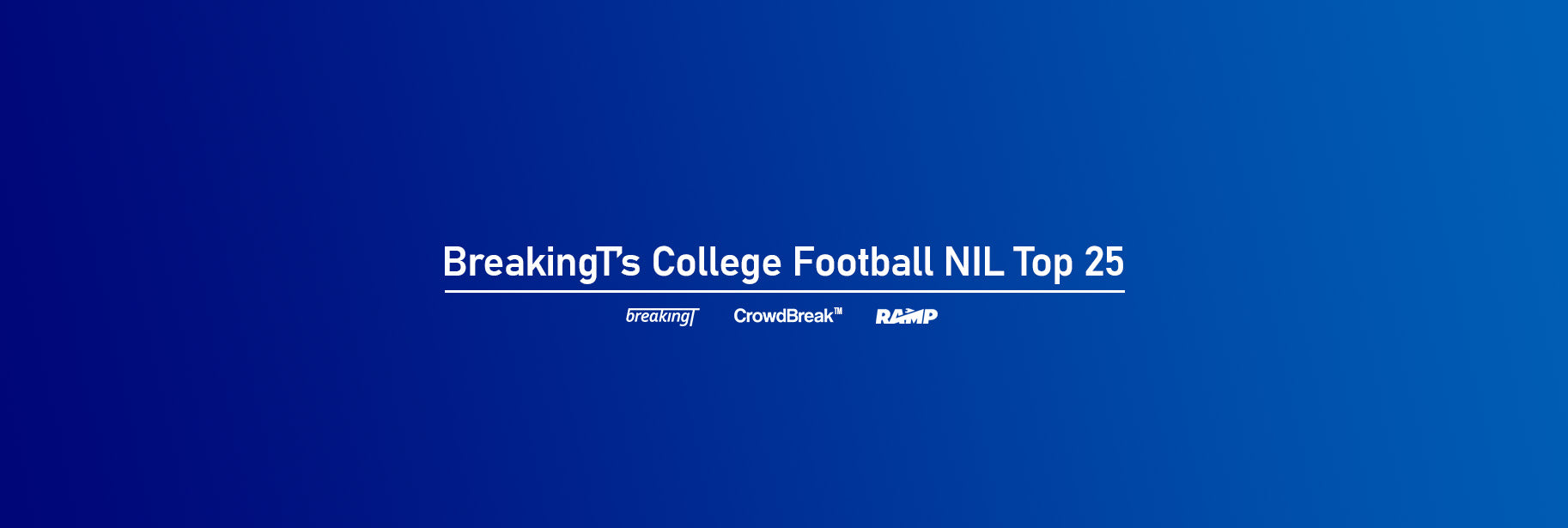 BreakingT's Week 7 College Football NIL Top 25