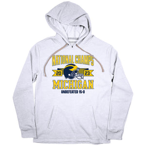 Michigan Football: National Champions Arched Helmet Adult T-Shirt