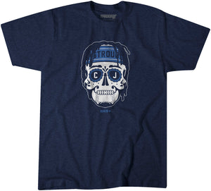 C.J. Stroud Sugar Skull T-Shirt, Houston - NFLPA Licensed - BreakingT