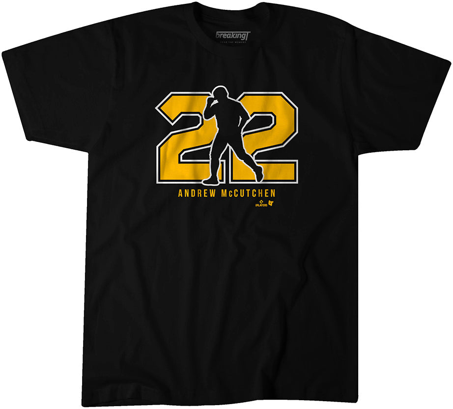 Andrew McCutchen 22: Pittsburgh, Adult T-Shirt / Medium - MLB - Sports Fan Gear | breakingt