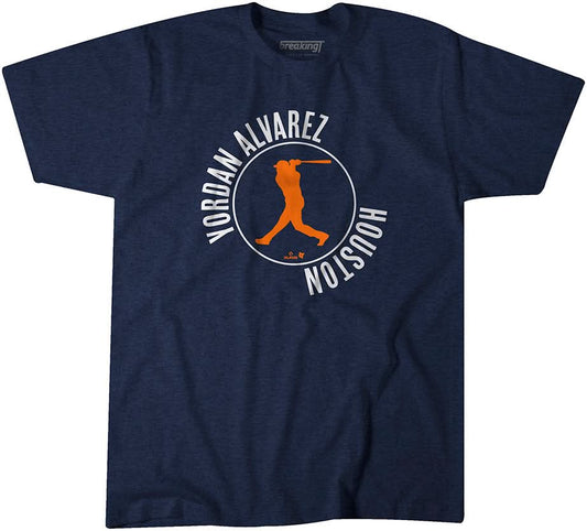 Yordan Álvarez: Swing Circle Shirt - MLBPA Licensed - BreakingT