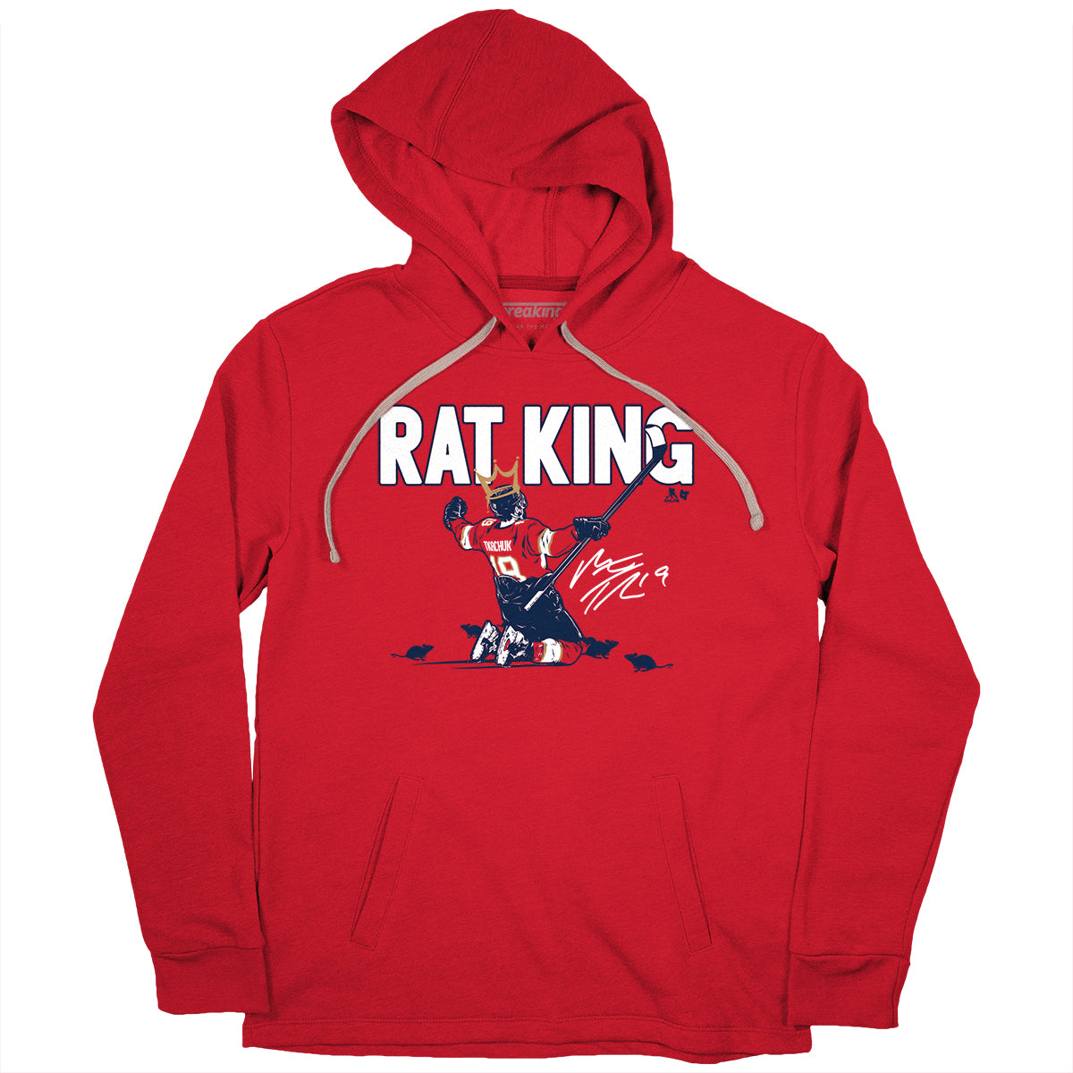 Matthew Tkachuk Rat King T-Shirt, Florida - NHLPA Licensed - BreakingT