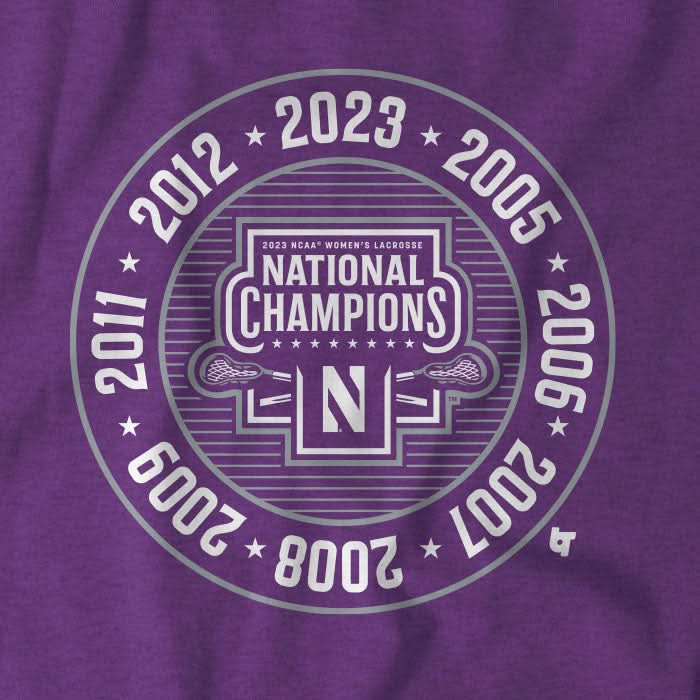 Northwestern Women's Lacrosse 2023 National Champs