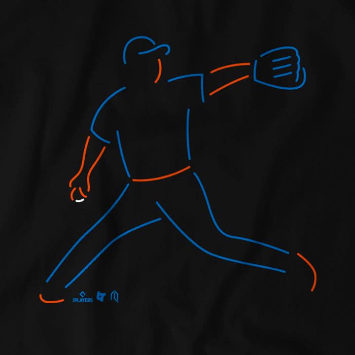 Neon Kodai Senga Shirt, New York - MLBPA - Athlete Logos + BreakingT