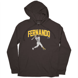 Fernando Tatís Jr: Slugger Swing Shirt- MLBPA Licensed - BreakingT