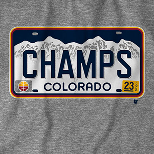 Denver Champs License Plate