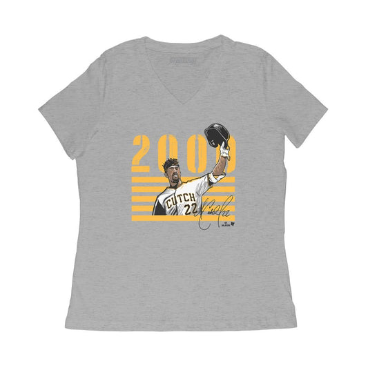 Andrew McCutchen: 2,000 Hits Shirt, Pittsburgh - MLBPA - BreakingT