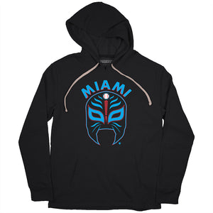 Lucha Mask Shirt + Hoodie - Miami Baseball - BreakingT