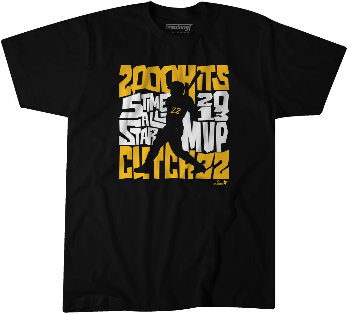 Andrew McCutchen: Pittsburgh Icon, Adult T-Shirt / Small - MLB - Sports Fan Gear | breakingt