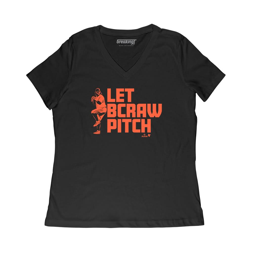 Brandon Crawford Let BCraw Pitch Shirt, SF - MLBPA Licensed -BreakingT
