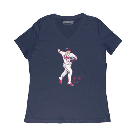 Austin Riley Superstar Pose Shirt - MLBPA Licensed - BreakingT