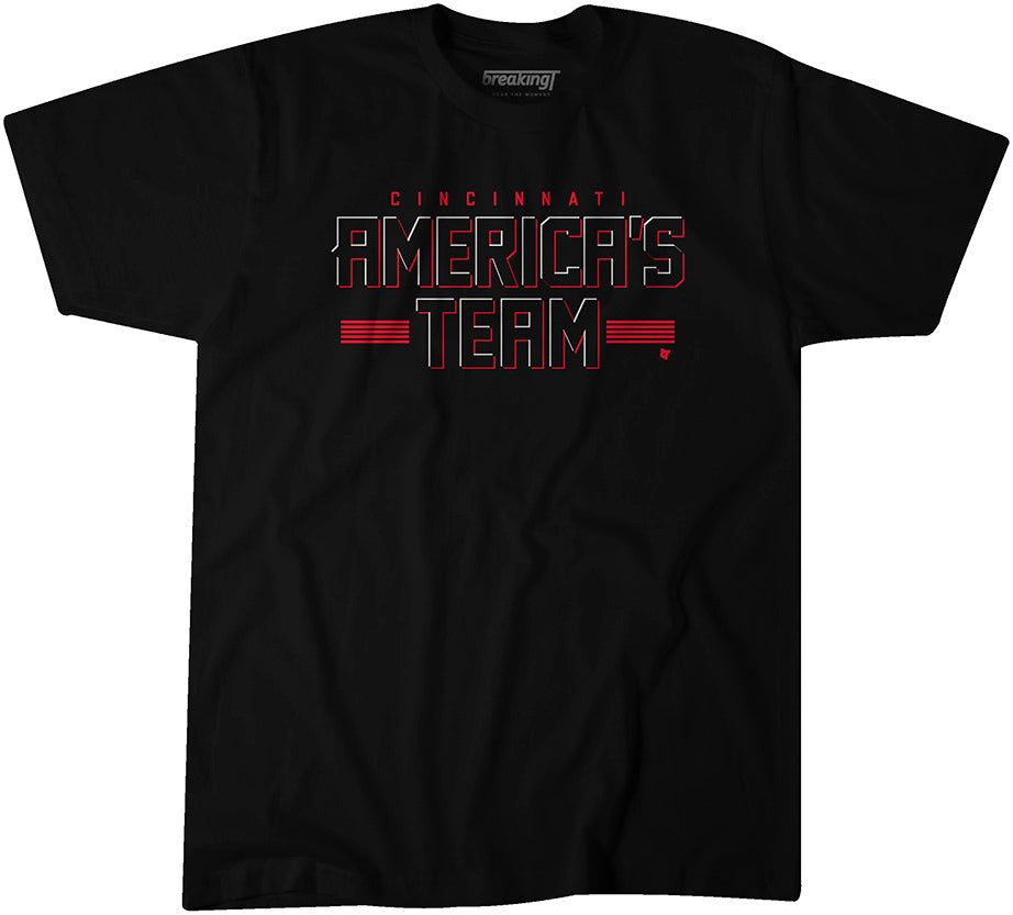 Cincinnati: America's Team, Youth T-Shirt / Medium - MLB - Sports Fan Gear | BreakingT