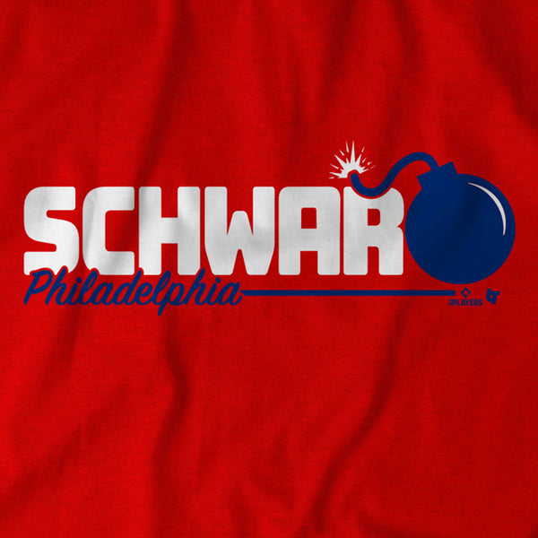  Kyle Schwarber - Schwarbomb Philly - Philadelphia Baseball T- Shirt : Sports & Outdoors