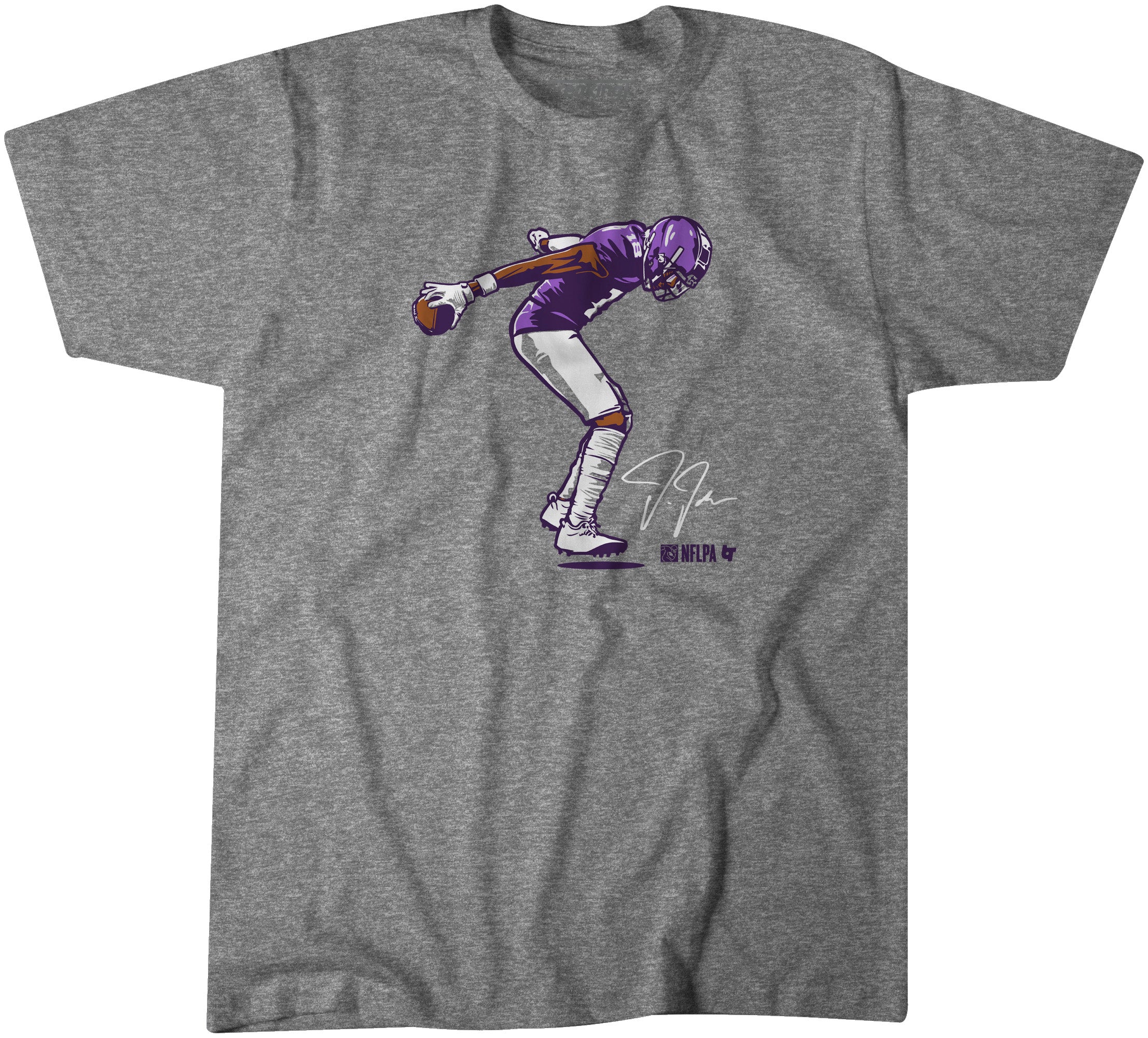 Justin Jefferson: The Griddy Apparel - NFLPA Licensed - BreakingT