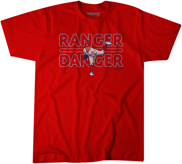 MLB Productions Youth Red Texas Rangers Logo T-Shirt Size: Extra Large