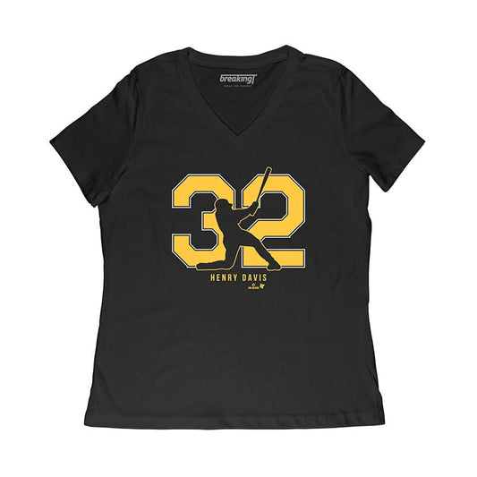 Henry Davis 32 Shirt,  Pittsburgh - MLBPA Licensed - BreakingT