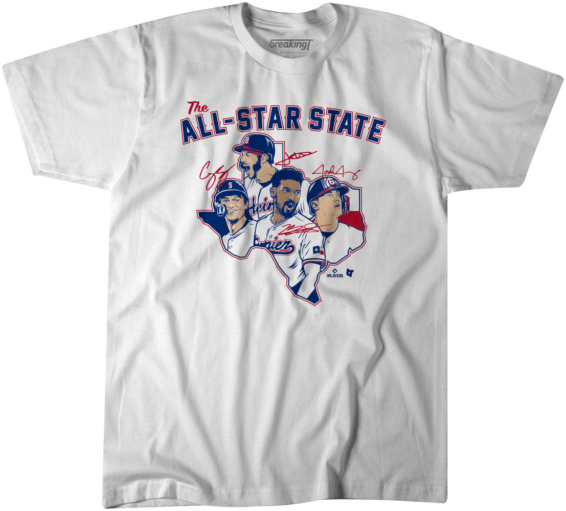 Texas: The All-Star State, Youth T-Shirt / Medium - MLB - Sports Fan Gear | breakingt