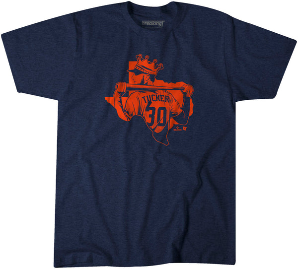 Kyle Tucker: King of Texas, Adult T-Shirt / Medium - MLB - Sports Fan Gear | breakingt