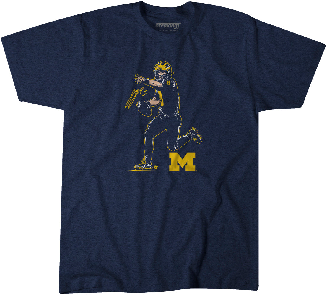 J.J. McCarthy Michigan Jersey, J.J. McCarthy Michigan Wolverines Jersey,  Shirts, Apparel, Gear