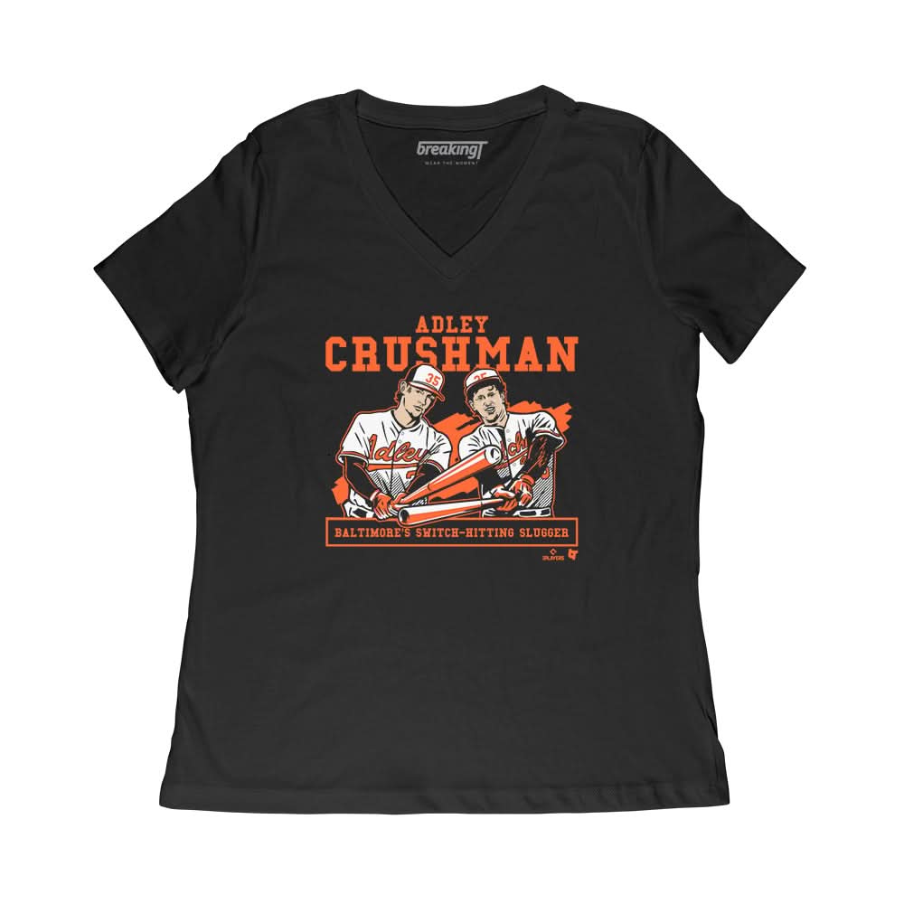 Adley Rutschman: Crushman Shirt, Baltimore - MLBPA Licensed -BreakingT