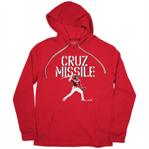 Elly De La Cruz Missile Shirt, Cincinnati - MLBPA Licensed - BreakingT