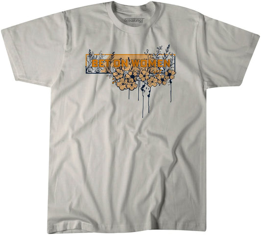 Bet On Women Floral Adult T-Shirt