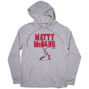 Matt McLain Matty McBang Shirt, Cincinnati - MLBPA Licensed -BreakingT