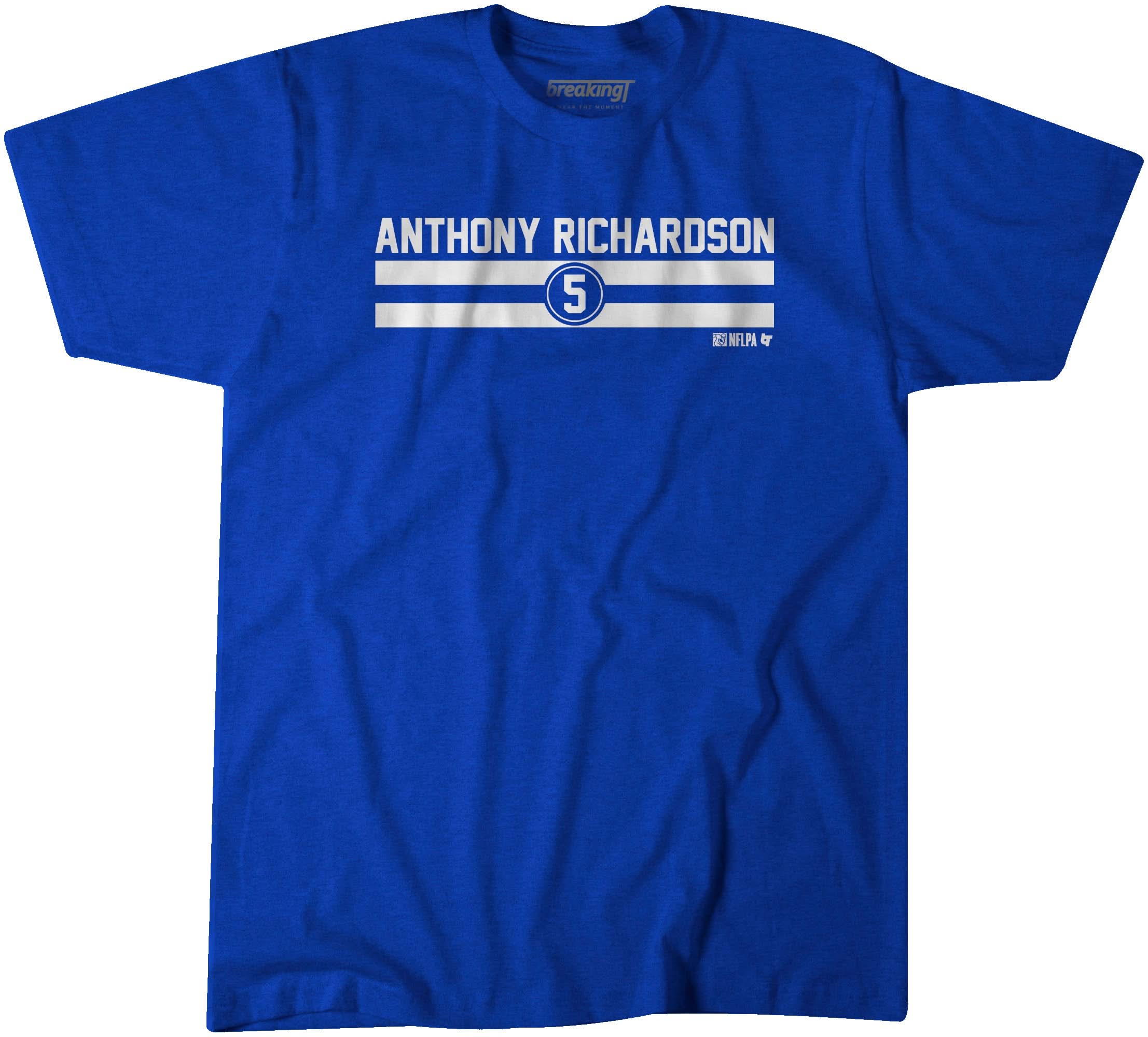 Anthony Richardson Name & Number Stripe - NFLPA Licensed - BreakingT