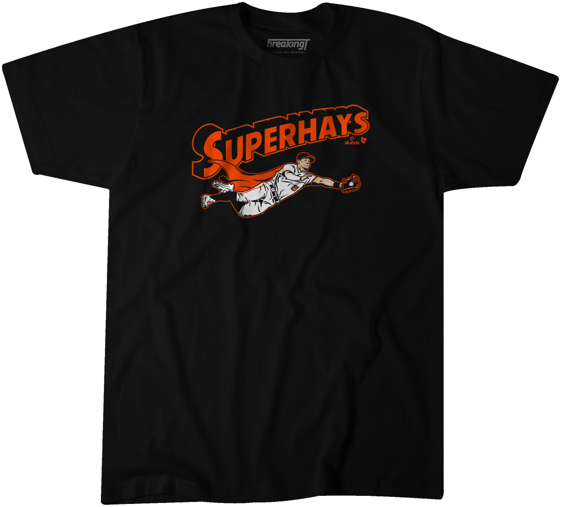 Austin Hays Baltimore Orioles Women's Black Roster Name & Number T-Shirt 