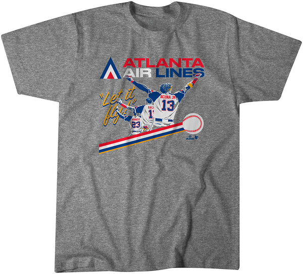 Atlanta Airlines Let It Fly Michael Harris T-Shirt - MLBPA - BreakingT