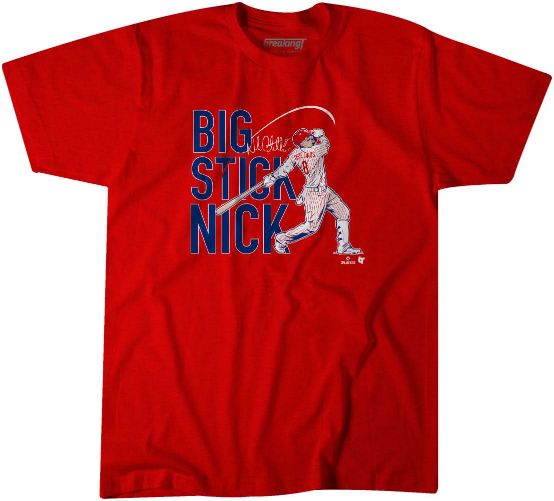 Big Stick Nick Castellanos Shirt, Philadelphia - MLBPA - BreakingT