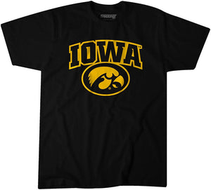 Iowa: Wordmark - University of Iowa Licensed -BreakingT