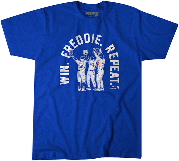 Mookie Betts, James Outman, & Kiké Hernandez: Win. Freddie. Repeat.