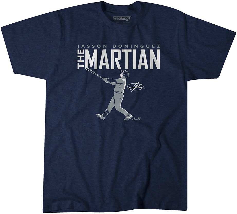 Jasson Dominguez: The Martian Shirt, NYC - MLBPA Licensed -BreakingT