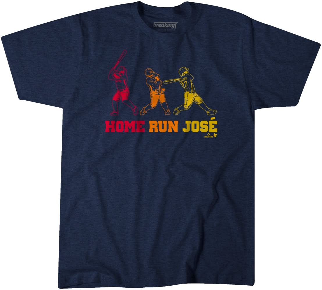 José Altuve: Home Run Jose Shirt, Houston - MLBPA Licensed - BreakingT