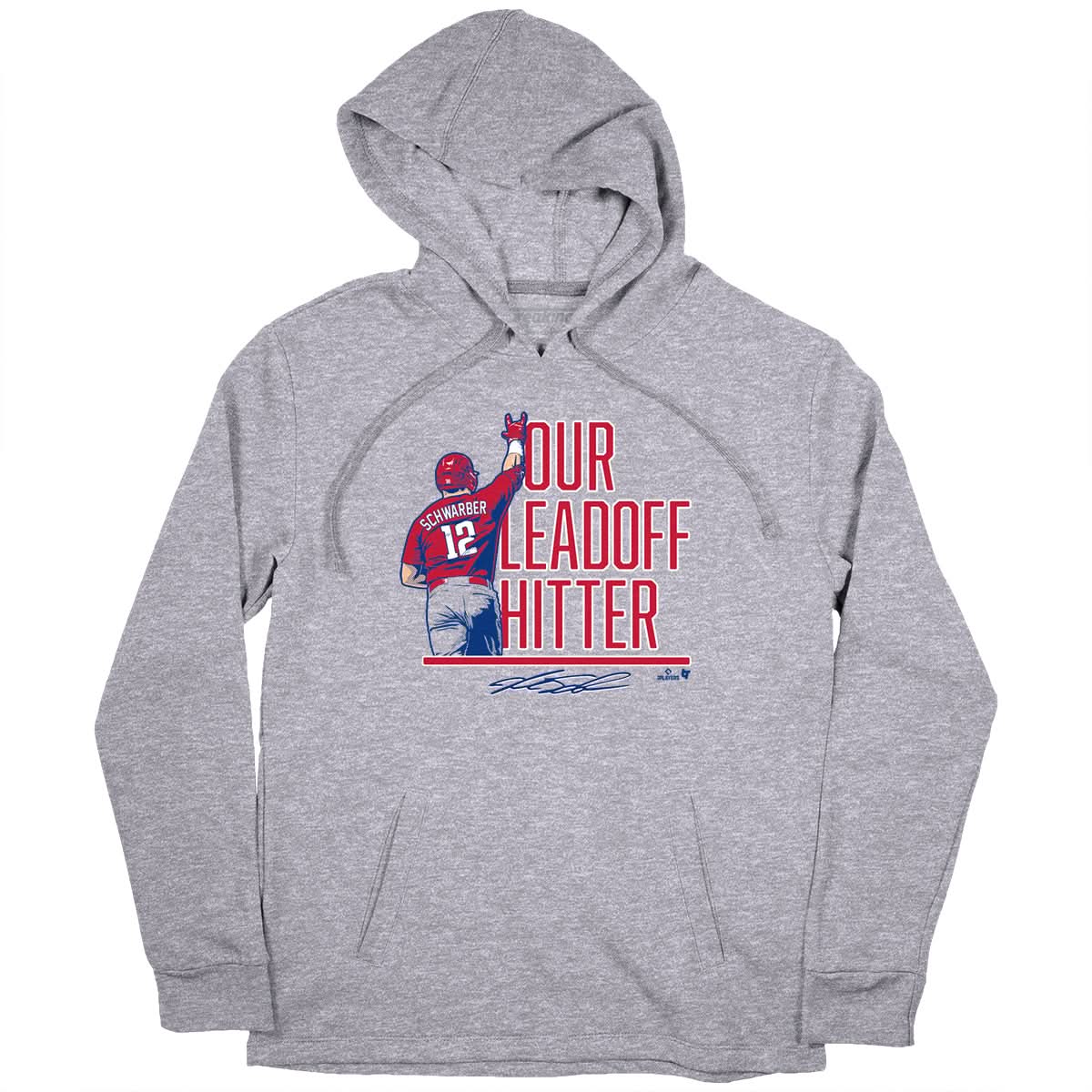 Kyle Schwarber: Our Leadoff Hitter Shirt, Philly - MLBPA - BreakingT