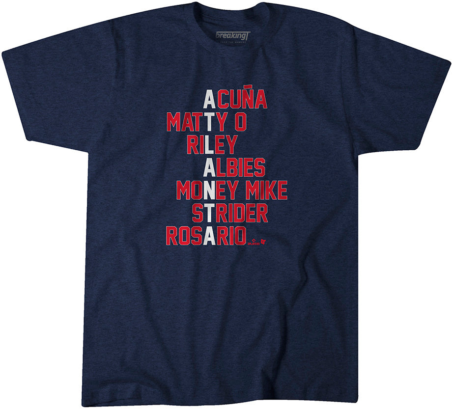 Atlañta Acuña Shirt + Hoodie, Atlanta - MLBPA Licensed - BreakingT