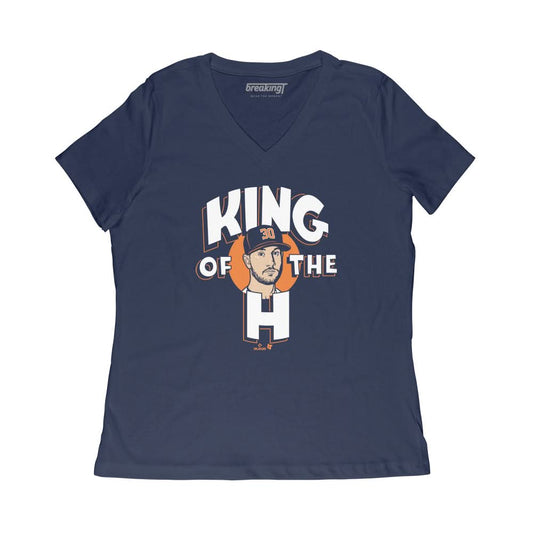 Kyle Tucker: King of the H Shirt, Houston - MLBPA Licensed - BreakingT