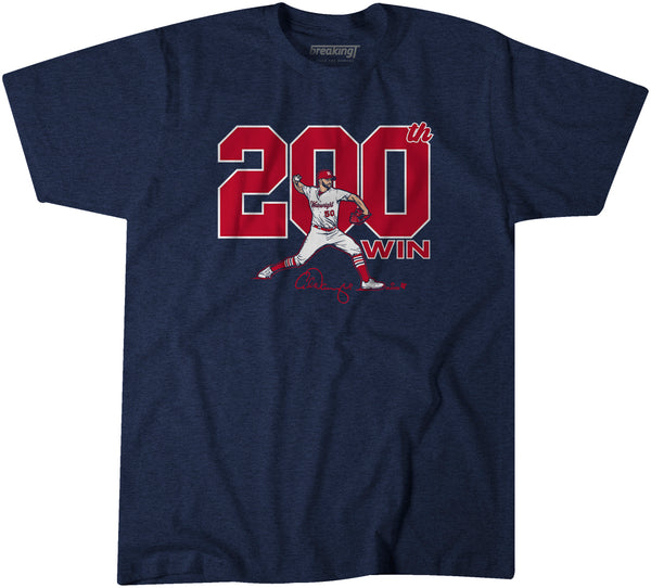 Adam Wainwright: 200, Adult T-Shirt / 2XL - MLB - Sports Fan Gear | breakingt
