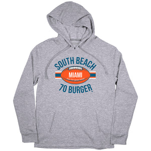 South Beach 70 Burger T-Shirt | Miami Pro Football