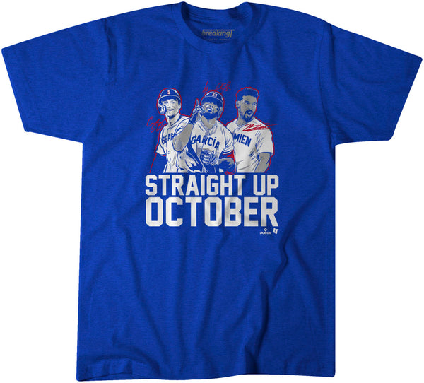 Corey Seager, Marcus Semien, And Adolis Garcia: Straight Up October
